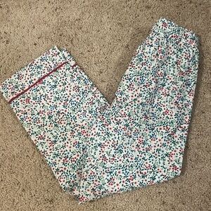 J crew girls multicolor cherry printed pajama bottoms
